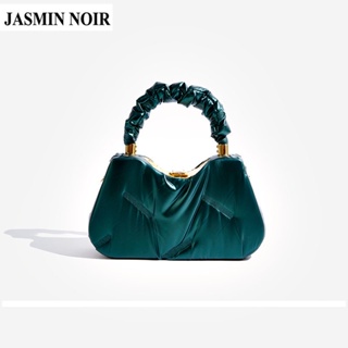 Jasmin NOIR กระเป๋าถือ กระเป๋าสะพายไหล่ สะพายข้าง หนัง PU สายโซ่ สําหรับผู้หญิง