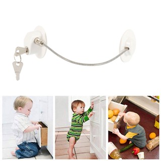 Refrigerator Limit Lock Highly Secured Refrigerator Lock with Key Mini Refrigerator Door Lock for Children and Adults