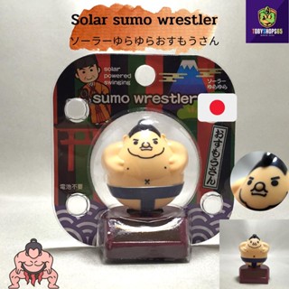 Solar sumo wrestler ตุ๊กตาโซล่าร์ ซูโม่ มวยปล้ำญี่ปุ่น ตุ๊กตาตั้งหน้ารถยนต์ ตุ๊กตาโซลาร์พลังงานแสงอาทิตย์