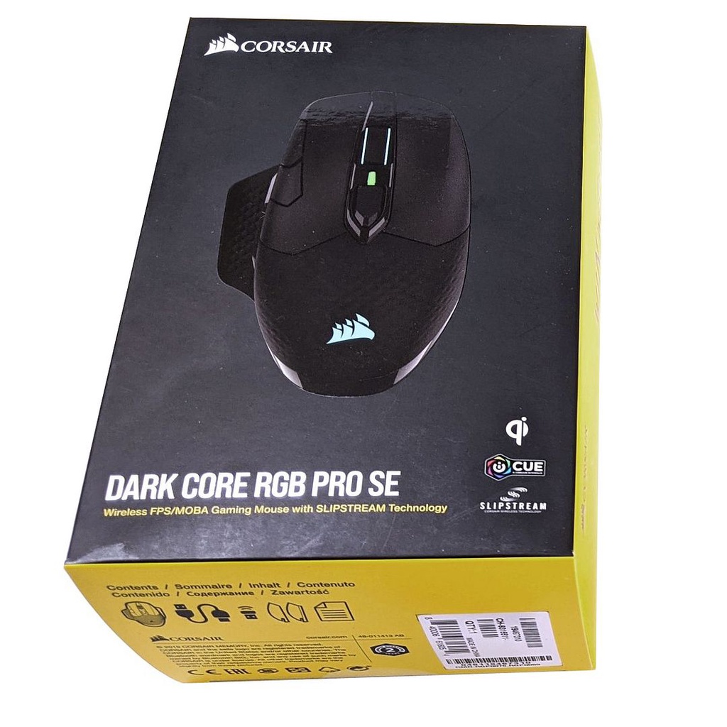 Corsair Dark Core RGB Pro SE Wireless Gaming Mouse Qi Wireless