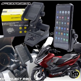 ขายึดโทรศัพท์ motowolf สำหรับจับขาเม้าท์โทรศัพท์มือถือ Honda Forza 300,350