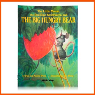 หนังสืออ่านหนังสือ The Little Mouse The Red Ripe Strawberry and The Big Hungry Bear เพื่อการศึกษา สําหรับเด็ก