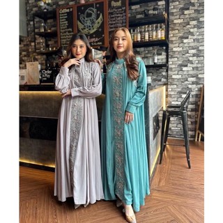 Gamis DALIMA ฟรีกระดุมข้อมือ INER / เสื้อผ้าปาร์ตี้ / เสื้อผ้าอีดล่าสุด