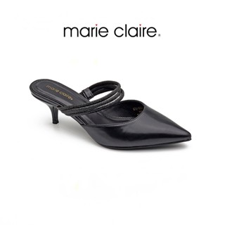 Bata บาจา ยี่ห้อ Marie Claire รองเท้าส้นสูง แบบสวม รองเท้าส้นเข็ม รองเท้าแฟชั่น สำหรับผู้หญิง รุ่น Laurette สีดำ 6706296