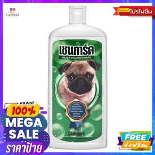 Chaingard(เชนการ์ด) เชนการ์ด แชมพูสุนัข สูตรเม็ดดิเคทเต็ด 350 มิลลิลิตร Chaingard Dog Shampoo Decetted Formula 350 ml.กำ