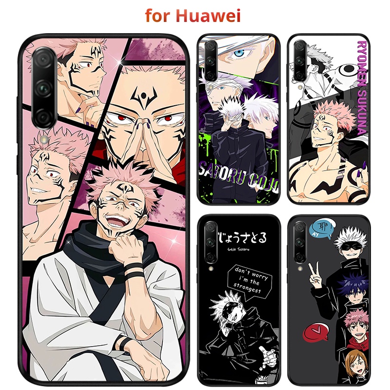เคส HUAWEI Y6 Y7 Y6S PRO Y7A Y6P Y9S Y9 Prime 2018 2019 โทรศัพท์มือถือแบบนิ่ม ผิวด้าน ลาย Gojo Satoru สําหรับ