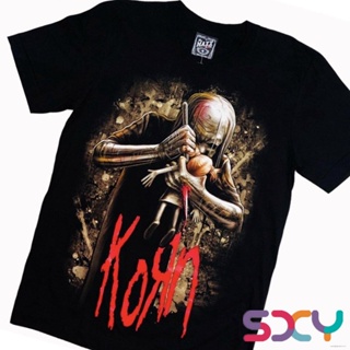 🔥พร้อมส่ง🔥 Shy-เสื้อผู้ชาย/ผู้หญิง S-XXXL เสื้อวง Korn   เสื้อวงดนตรี เสื้อวงร็อค เสื้อนักร้อง