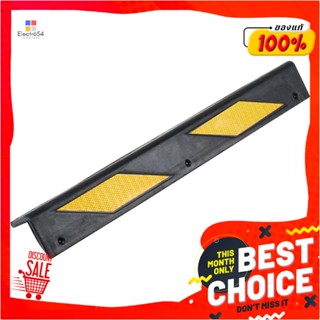 RUBBER ยางกันชนขอบเสา YAMADA 60X10X1 CM สีเหลือง/สีดำRUBBER CORNER GUARD YAMADA 60X10X1CM YELLOW/BLACK