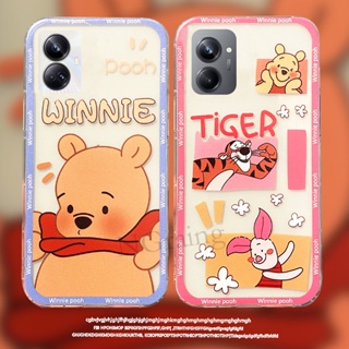 เคสโทรศัพท์มือถือ ซิลิโคนนิ่ม ใส กันกระแทก ลายการ์ตูนหมี หมูสีชมพูน่ารัก สําหรับ Realme10 Pro Realme 10 Pro+ 10Pro 10Pro+ 4G 5G