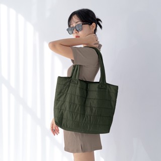 7.7 - TAS LAPTOP PUFF TOTE BAG กระเป๋าสะพายไหล่ ทรงโท้ท ขนาด 16 นิ้ว สําหรับผู้ชาย และผู้หญิง