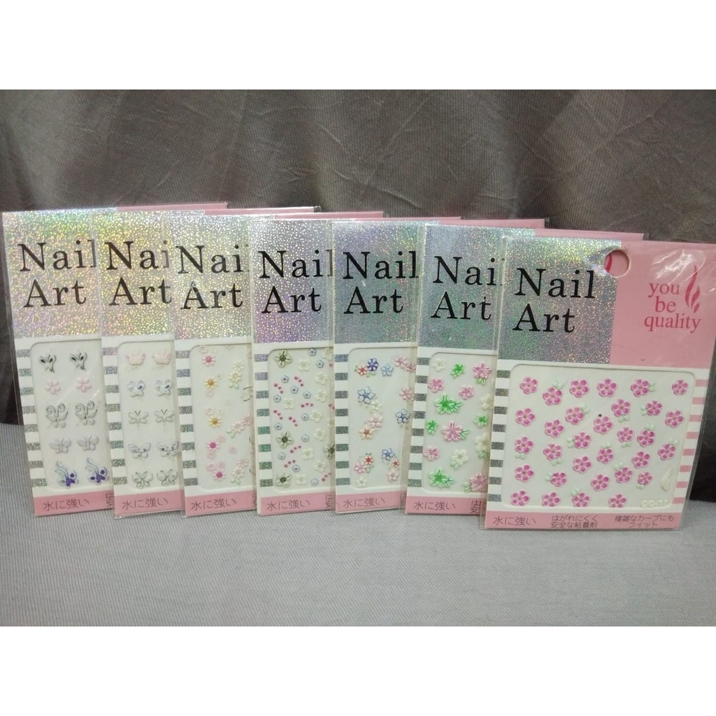NAIL ART STICKER美甲贴纸 3D 立体花甲贴纸