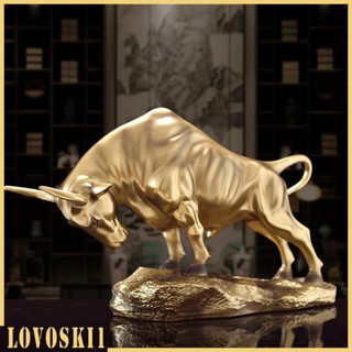 [Lovoski1] ฟิกเกอร์รูปปั้นกระทิง สําหรับตกแต่งบ้าน ออฟฟิศ ห้องนอน