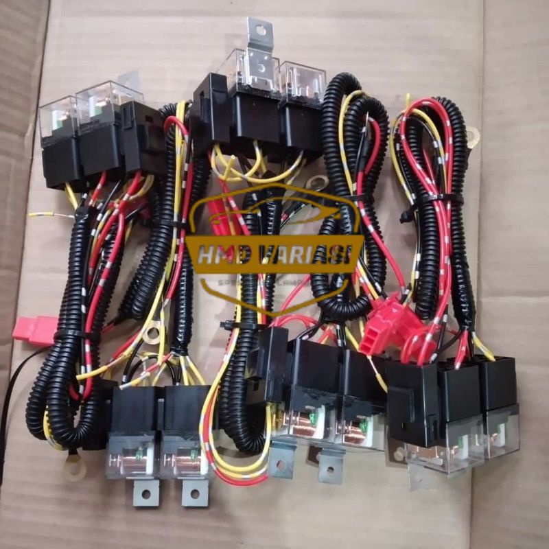 LIGHT RELAY CABLE SET MX SERENITY 3RELLY 2 ไฟสําหรับ H4 รถ MOTORCYCLE