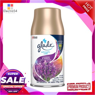 AUTOMATIC รีฟิลสเปรย์ปรับอากาศ GLADE 175g LAVENDER &amp; VANILLAAUTOMATIC AIR FRESHENER SPRAY DISPENSER REFILL GLADE 175G LA