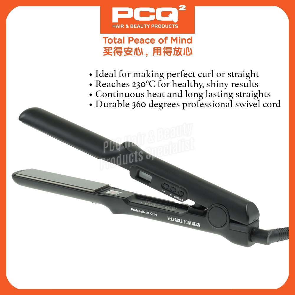 Eagle Fortress Professional Speed Heat Ceramic Digital Hair Straightener เหล็กแบน 28 มม./38 มม./43 มม.