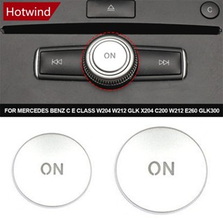 Hotwind ฝาครอบปุ่มกดสวิตช์ CD มัลติมีเดีย สําหรับ Mercedes Benz C E Class W204 W212 GLK S7Z2