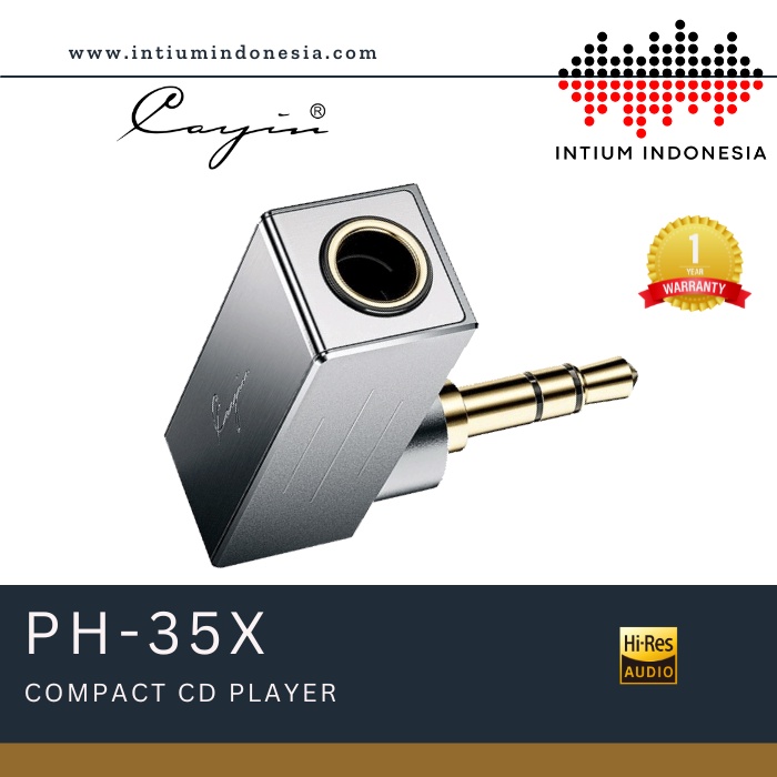 Cayin PH 35X / PH35X คุณภาพสูง 4.4 มม. หญิงถึง 3.5 มม. อะแดปเตอร์ชาย