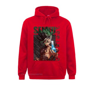 NEW Dr Stone Senku Anime Men Cotton Novelty Pullover Hoodie Crew Neck Japanese Manga Tees Clothing_07