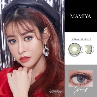 คอนแทคเลนส์ รุ่น MAMIYA GRAY สีเทา (GRAY)  &gt;&gt;แบบสายตาสั้นและแฟชั่น