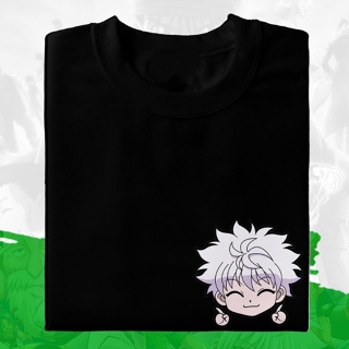 เสื้อยืด s-ph✓เสื้อยืด HUNTER X HUNTER KILLUA ผ้าฝ้าย unisex คุณภาพสูง d39 เสื้อยืดคอกลม_02