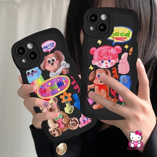 เคสโทรศัพท์มือถือ แบบนิ่ม ลายการ์ตูนสุนัขกราฟฟิตี้ สําหรับ Oppo A96 A57 A54 A17 A77 A15 A12 A17K A16 A5s A55 A76 A95 A16s A3s A5 A9 A74 A7 A16K A1k A77s A53 A52 Reno 8 5F 7Z 6