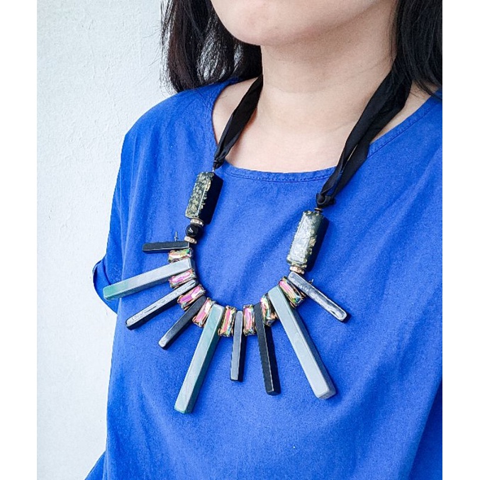 สร้อยคอแท่งหินอ่อน - npr490257