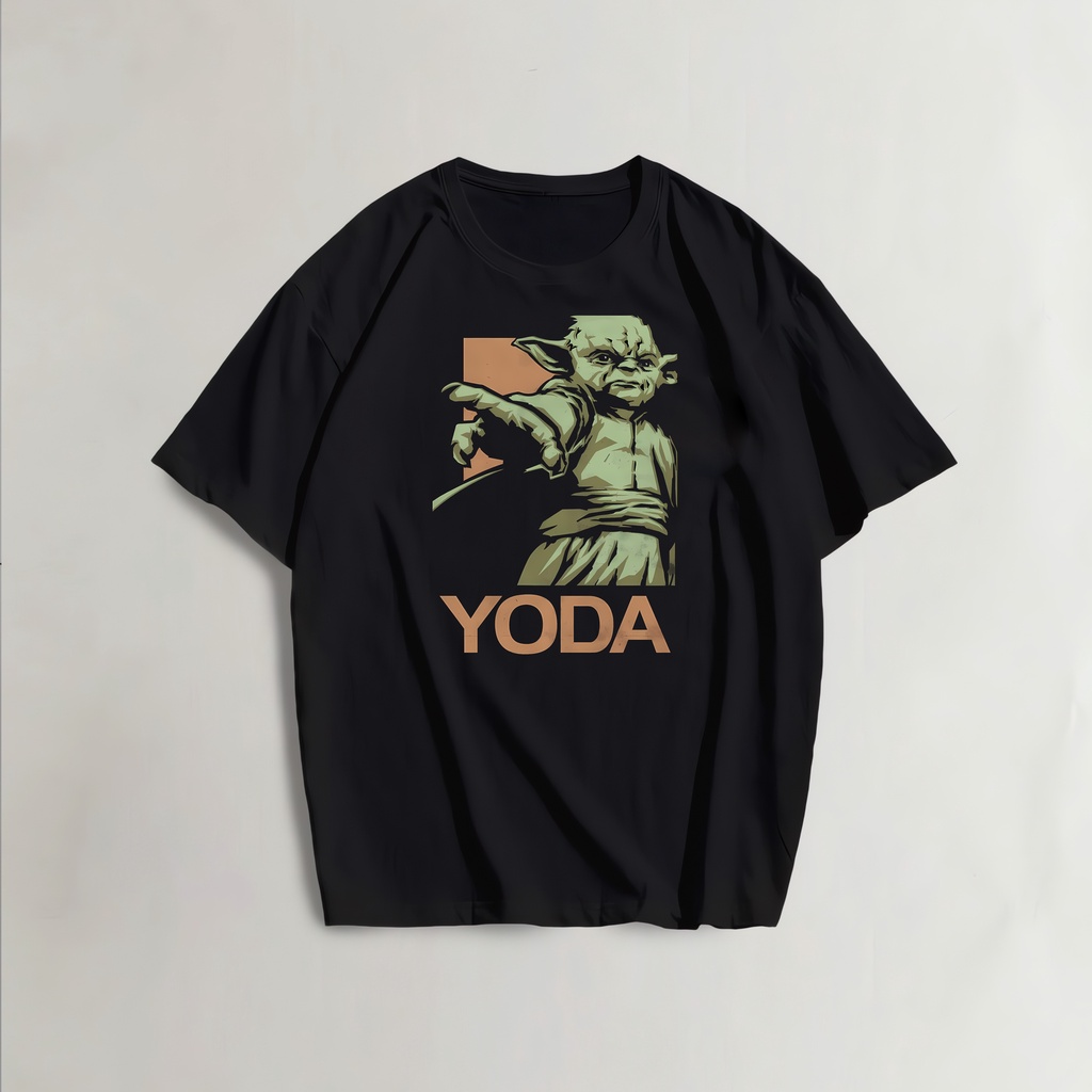 เสื้อยืด Star Wars - YODA | สีดํา (Unisex)