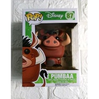 Funko Pop Pumbaa 87 Disney Lion King Figure RARE ดิสนีย์ ฟิกเกอร์ toy model Disney ไลอ้อนคิง พุมบ้า