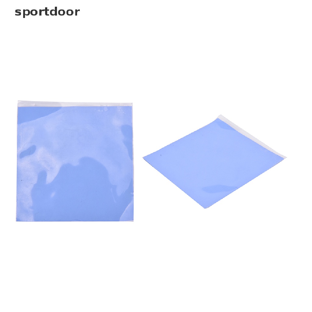 แผ่นซิลิโคนผ้าอ้อม CPU GPU สีฟ้า ขนาด 100Mmx100Mmx0.5Mm