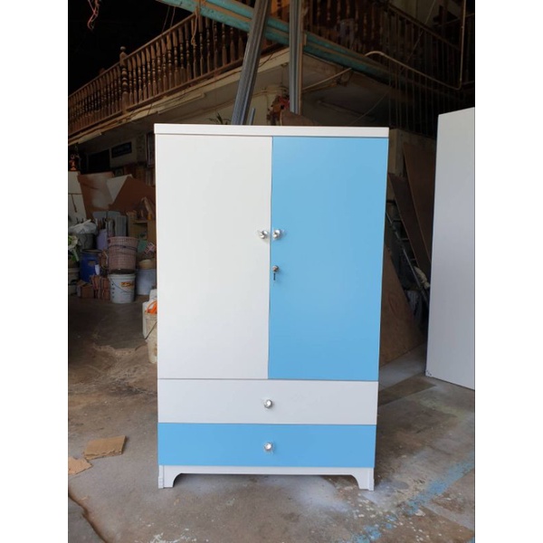 ตู้เสื้อผ้า ไม้MDFผิวกันน้ำ สไตล์มินิมอล ใส่ได้ทั้งเด็กและผู้ใหญ่ ตู้เสื้อผ้าเอนกประสงค์ กว้าง80cm.ลึก48cm.สูง130cm. - รูปที่ 4