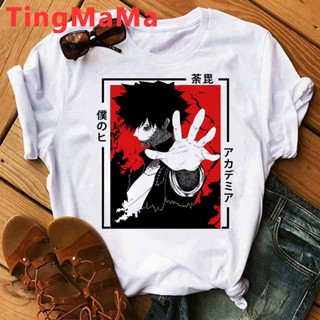 Japanese Anime Collection Death Note My Hero Academia Demon Slayer Genshin women plus size ulzzang top tees ulzzang_12