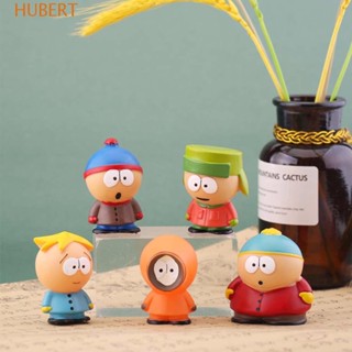 Hubert ฟิกเกอร์การ์ตูน The South Park Cartman Southern Park Kyle ของเล่นสําหรับเด็ก 5 ชิ้น ต่อชุด