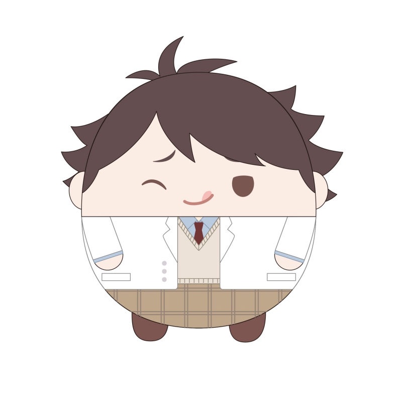อะนิเมะ ไฮคิว!! Push Doll Oikawa Tooru Plushie ตุ๊กตาของเล่นคอสเพลย์ Props สําหรับแฟนๆ (22 ซม.)