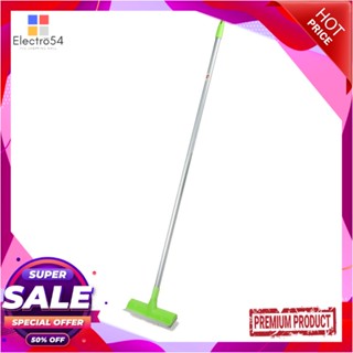 NYLON แปรงขัดพื้นไนลอนพร้อมที่ปาดน้ำ SCOTCH-BRITE SUPER BROOM 9 นิ้ว สีเขียวNYLON FLOOR BRUSH AND SQUEEGEE SCOTCH-BRITE