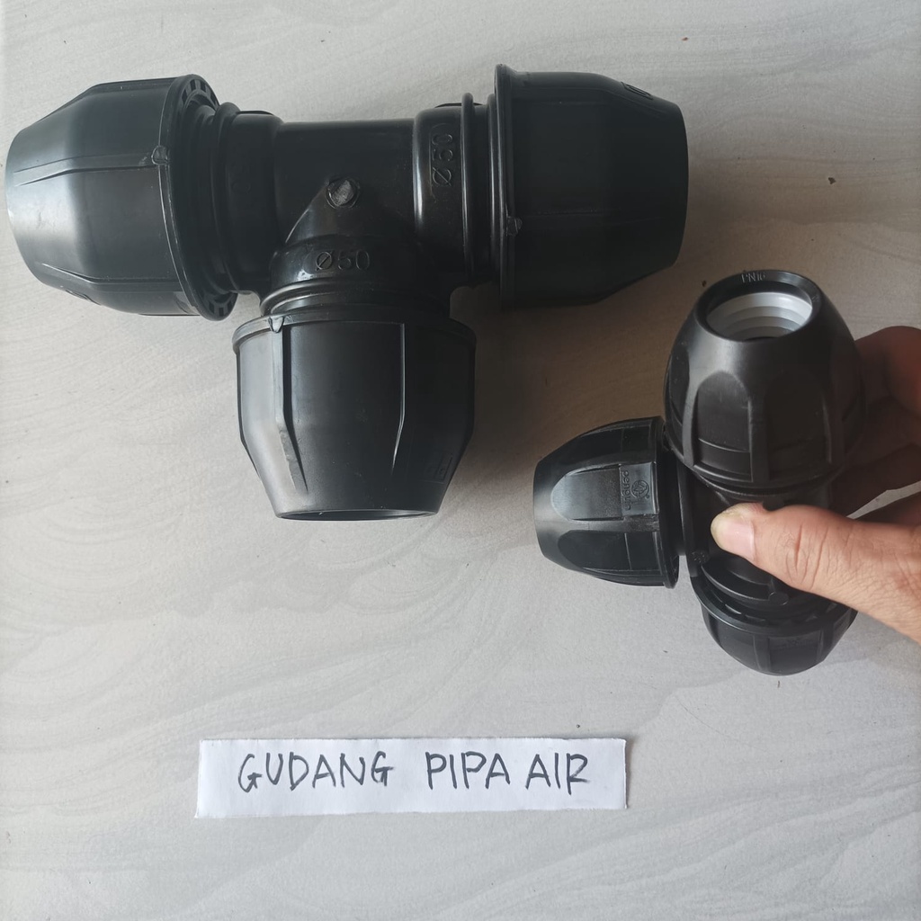 HDPE TEE 1 1/2 นิ้ว (50MM X 50MM)