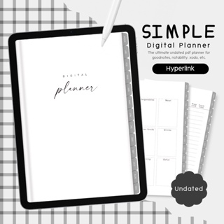 [undated] แพลนเนอร์ Digital Planner เซ็ต “Simple”