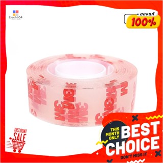 DOUBLE-SIDED เทปโฟมกาวสองหน้า 3M ชนิดใส 19 มม. x 1.5 เมตรDOUBLE-SIDED FOAM TAPE 3M 19MMX1.5M CLEAR