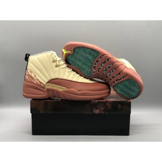 Eastside Golf X Air Jordan 12 Muslin/Black-Burnt Sunrise DV1758-108