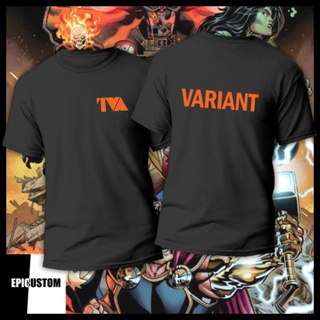 TVA Time Variance Authority Variant Loki Marvel Comics  Tee 100% Cotton Unisex T-Shirt Black White Grey Maroon Red_03