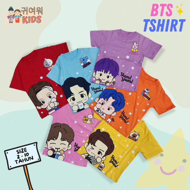 เสื้อยืด Bts BT21 Kiwoyo