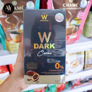 Wink White W Dark​ Cocoa ดับเบิ้ลยู ดาร์ก รสโกโก้ 1 กล่อง บรรจุ 10 ซอง