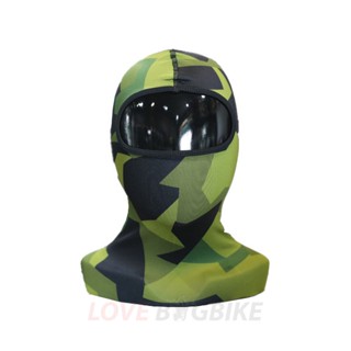 โม่ง DR. JONE BALACLAVA SUMMER CAMO GREEN