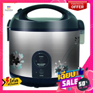 Sharp(ชาร์ป) Sharp ชาร์ป หม้อหุงข้าวไฟฟ้า รุ่น KSR19ST ขนาด 1.8 ล. คละลาย Sharp Sharp Electric Rice Cooker, model KSR19S