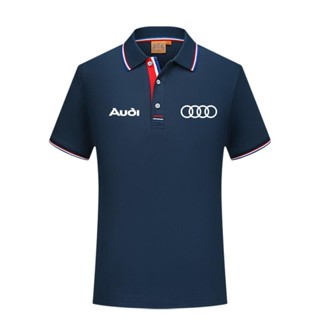 AUDI car shop custom work clothes short sleeve A1 A2 A3 A4 A5 A6 A7 A8 Q3 Q5 Q7 Q8 RS1 RS2 RS3 RS4 RS5 RS6 RS7 RS8 outdoor driving POLO shirt T-shirt