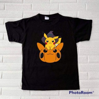 เสื้อยืดคอกลม POKEMON CHARACTER TSHIRT FOR KIDS COTTONเสื้อยืด_07