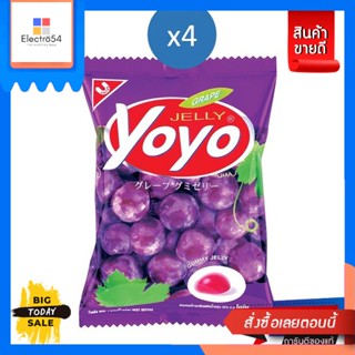 Yoyo(โยโย่) (Pack x 4)[ขายดี] YOYO โยโย 80g (เลือกรสชาติได้) (Pack x 4)[Best seller] YOYO Yoyo 80g (choose flavor)พุดดิ้