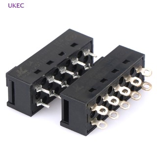 Ukec ใหม่ สวิตช์สลับกระบอกลมร้อน เย็น 8A 250VAC 4 ตําแหน่ง 10 Pins SS-24-2 อุปกรณ์เสริม สําหรับเครื่องเป่าผม Philips 1 ชิ้น