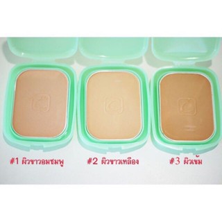 แป้งพริตตี้ Celina UV Block SPF15 Powder แป้งเซลิน่าตลับสีเขียว