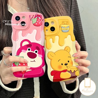 เคสโทรศัพท์มือถือ ลายการ์ตูนหมีพูห์น่ารัก สําหรับ Redmi Note 11 10 8 9 11Pro 10s 9s 10Pro Max Redmi 12C 9 10C 10 9A A1 A1+ 9T 10A 9C NFC PO CO M3 X3 NFC Mi 11T Pro เคสขอบ