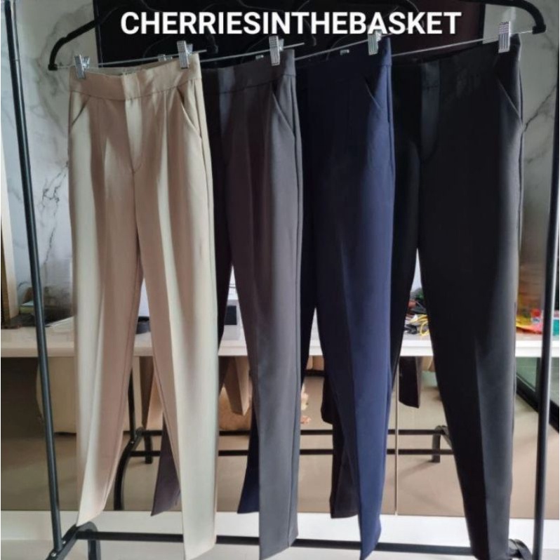 🏆 KONG 9ส่วน กางเกง ขากระบอกเล็ก ไม่ยับ ไม่เป็นขน ต้นฉบับโรเชฟแท้